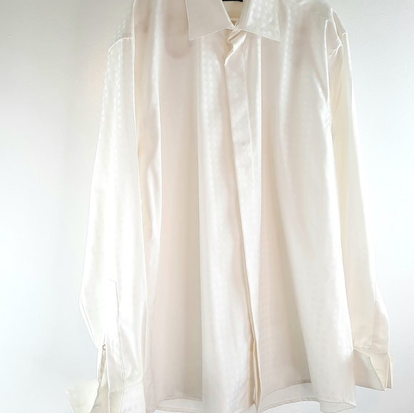 Business Style Gordon Mitchell Luxury 17 Long sleeve cuffs Classy dress shirt - Picture 3 of 13